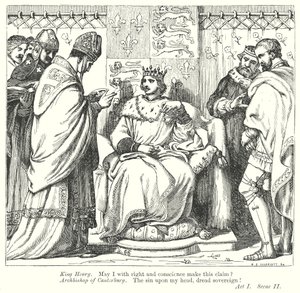 Le roi Henri V (gravure) - Henry Courtney (after) Selous