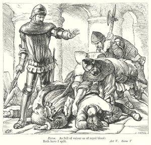 Le roi Richard II (gravure) - Henry Courtney (after) Selous