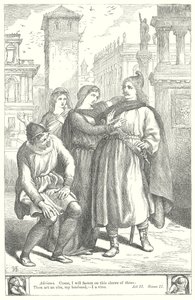 La comédie des erreurs (gravure)