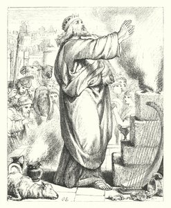 Le Sacrifice de David - Henry Courtney (after) Selous
