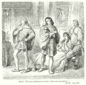Les deux gentilshommes de Vérone (gravure)