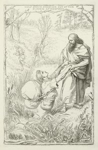 Illustration pour Le Voyage du pèlerin de John Bunyan - Henry Courtney Selous