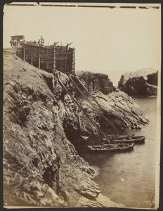 Tirs pour charger les briquets de guano, îles Chincha - Henry DeWitt Moulton