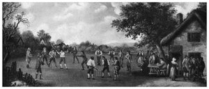 Un match de cricket à la campagne - Henry Dixon