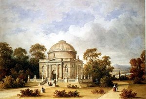 Un design pour le mausolée Hamilton - Henry Edmund Goodridge