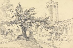 Église de Berry Pomeroy - Henry Edridge