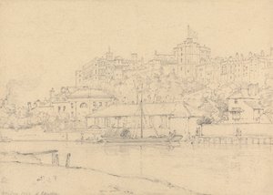 Château de Windsor vu du Brocas - Henry Edridge