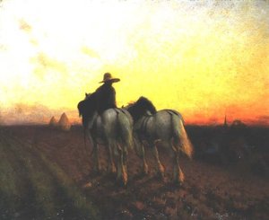 Retour au coucher du soleil - Henry Edward Detmold