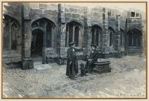 Cour du collège de Chetham - Henry Edward Tidmarsh