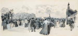 Dans les Jardins de Belle Vue - Henry Edward Tidmarsh