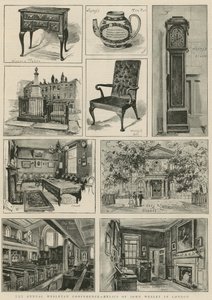 La conférence annuelle wesleyenne - reliques de John Wesley à Londres - Henry Edward Tidmarsh