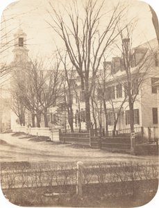 Église du Dartmouth College, Maison du Professeur Clement Long, Maison du Président Nathan..., vers 1858