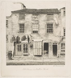 Vieille maison de Rector Street, tirée de « Scènes du vieux New York » - Henry Farrer