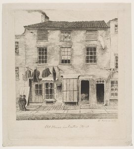 Vieille maison dans Rector Street, de Scènes du vieux New York