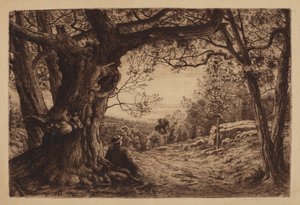 Sur la colline - Henry Farrer