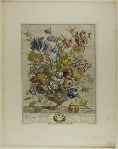 Avril, des Douze mois de fleurs