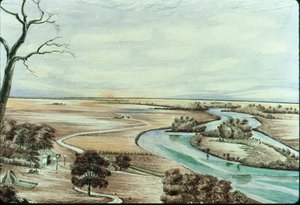 Taverne sur la rivière Illinois, 1842 - Henry Francis Ainslie