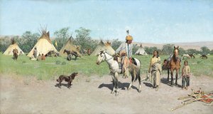 Dans de nouveaux pâturages, 1895 - Henry Francois Farny