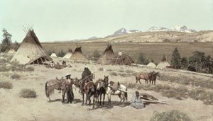 Campement indien, 1892 - Henry Francois Farny