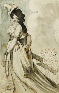 Une Dame Marchant - Johann Heinrich Füssli