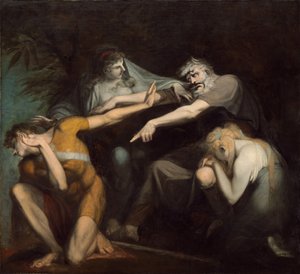 Œdipe maudissant son fils Polynice, 1786 - Johann Heinrich Füssli