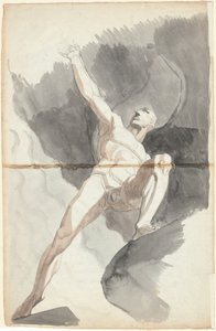 Satan défiant les pouvoirs du ciel - Johann Heinrich Füssli