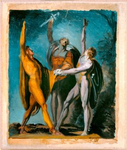 Esquisse pour "Serment sur le Rütli," Figure féminine (verso) - Johann Heinrich Füssli
