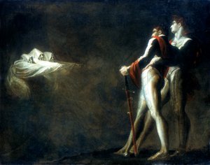 Les trois sorcières apparaissant à Macbeth et Banquo, fin XVIIIe siècle