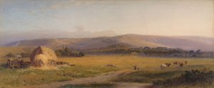 Pâturages des South Downs, 1867 - Henry George Hine