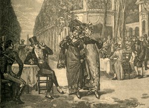 Beaux et belles de la période Régence, début du 19e siècle, vers 1890 - Henry Gillard Glindoni