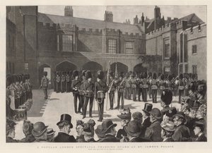 Changement de la garde au palais de St James - Henry Gillard Glindoni