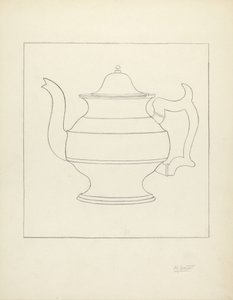 Pichet en étain - Henry Granet
