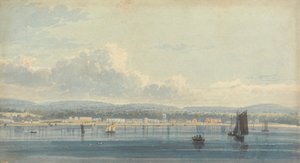 Sidmouth depuis le large - Henry Haseler
