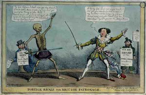 Rivaux étrangers pour le patronage britannique, publié par John Fairburn