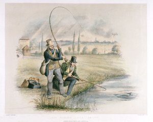 Jack pêchant, Lea Bridge, d