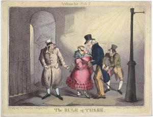 La règle de trois, planche 7 de Arithmetic, 1822