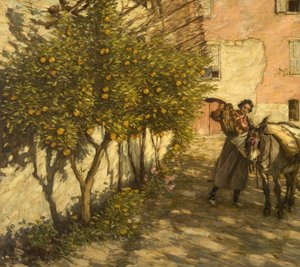 Récolte des oranges - Henry Herbert La Thangue