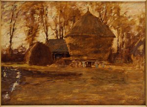 Meules de foin du Sussex, 1917 - Henry Herbert La Thangue