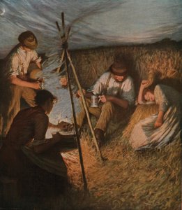 Le Souper des moissonneurs, 1898, vers 1930