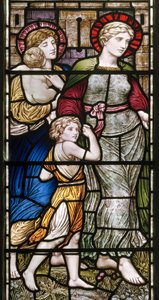 Buckland, St Mary, James Powell & Sons, Henry Holiday, La Chapelle Barcote, Charité, 1889 - Henry Holiday