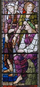 Buckland, St Mary, Lowndes & Drury, Henry Holiday, Architecture, 1918 - Henry Holiday
