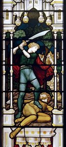 David et Goliath - Henry Holiday