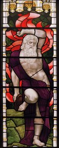Evesham, Tous les Saints, James Powell & Sons, Henry Holiday, Moïse - Henry Holiday