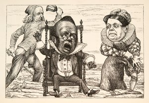 Sa frayeur était si grande que son gilet devint blanc, pub. 1876 - Henry Holiday
