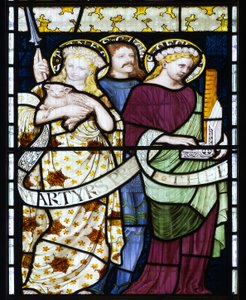 Sainte Cécile, Sainte Agnès et Saint Georges, vers 1872 - Henry Holiday