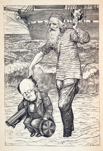 Soutenant chaque homme au sommet de la marée, pub. 1876 - Henry Holiday