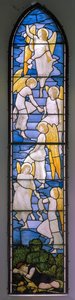 Wolsingham, St Mary & St Stephen, James Powell & Sons, Henry Holiday, L