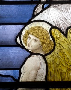 Wolsingham, St Mary & St Stephen, James Powell & Sons, Henry Holiday, L
