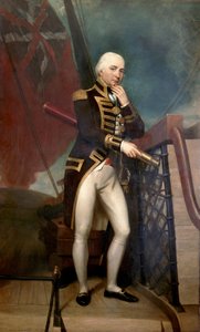 Portrait du contre-amiral Cuthbert Collingwood (1748-1810), second de Horatio Nelson (1758-1805) à la bataille de Trafalgar (1805) - Henry Howard