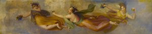 Les Heures, ou Saisons (anciennement supposées être trois), diffusant leurs diverses productions, 1834